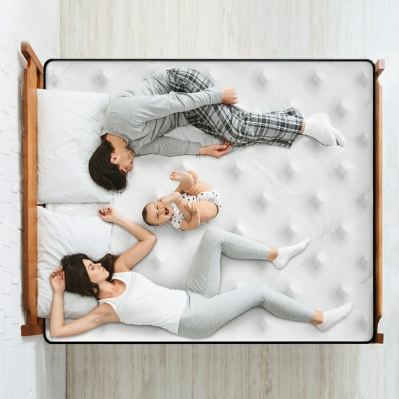 FaayFian 14" King Size Mattress，Gel Memory Foam Mattress, King Hybrid Mettress in a Box for Cooling Sleeping & Pressure Relief, Medium Firm, CertiPUR-US