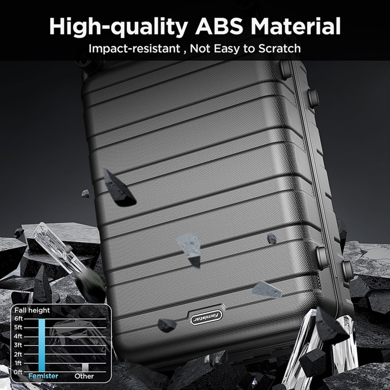 Campmoy 11-Piece Premium Luggage Set, Lightweight Hardshell Suitcase Collection with 28" & 24" Spinner Wheels, 20" Duffel, 14" Toiletry Bag & Packing Cubes – Business & Leisure Travel