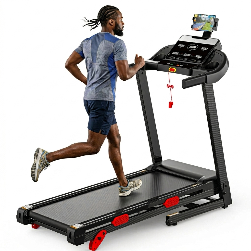 AQUGOKS 9MPH Foldable Treadmill for Home w/ Incline,Portable Treadmill 330lb Capacity,105 Programs, 3.5HP Quiet Motor, Jogging Walking Treadmill, Smart APP Control, Cushioned Running Belt Exercise Equipment