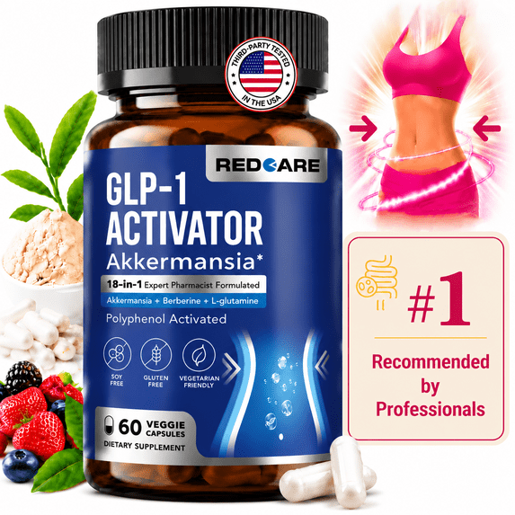MAJUNES GLP-1 Supplement Activator 18-in-1 Botanical Formula with Akkermansia, Berberine & Inulin, GLP-1 Daily Support Formula with B Vitamins, Vegetarian Capsules, Non-GMO Dietary Supplement, 60-Day Supply