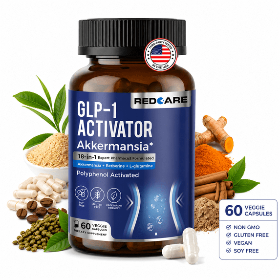 MAJUNES GLP-1 Activator 18-in-1 Botanical Formula with Akkermansia, Berberine, Inulin, Green Coffee & Chromium, Vegetarian Capsules, Non-GMO Dietary Supplement, 60-Day Supply for Daily Nutritional Support
