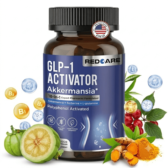 MAJUNES GLP-1 Support Supplement | 18-in-1 Berberine Complex with Probiotics & Prebiotics | Gut Health & Metabolism Support for Women & Men | 60 Capsules