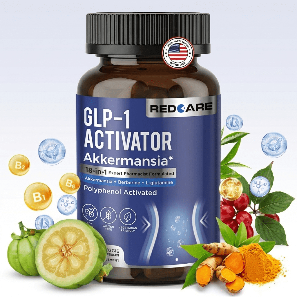 MAJUNES GLP-1 Support Supplement for Weight Management | 18-in-1 Berberine Complex with Probiotics & Prebiotics | Promotes Digestion and Regularity, Metabolism | 60 Veggie Capsules