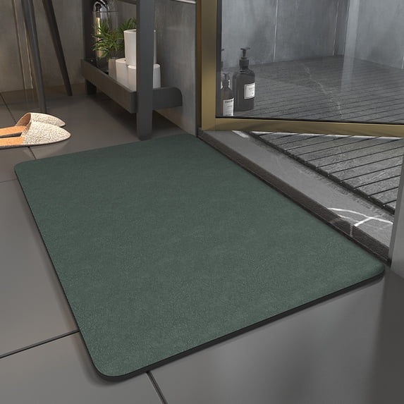 MAJUNES Bath Mat Rug, Non Slip Quick Dry Super Absorbent Thin Bathroom Rugs
