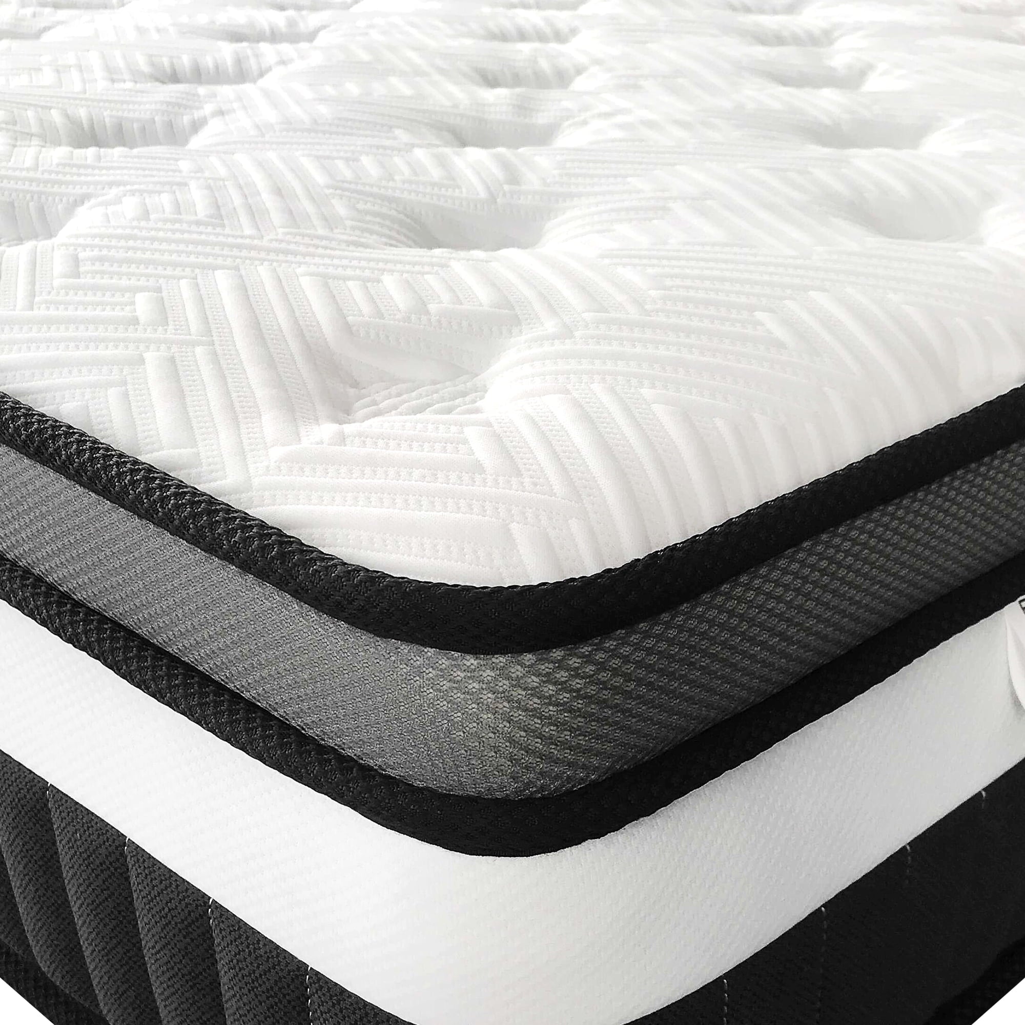 MAJUNES Queen Mattress, 14" Cooling Memory Foam Mattress in a Box, CertiPUR-US Certified, Queen
