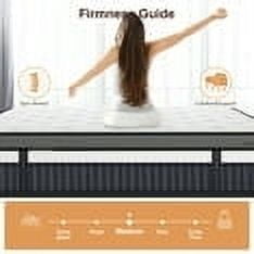 Qvamodo Queen Mattress, 14 Inch Memory Foam Mattress in a Box, Gel-Infused for Cool Breathable Sleep, Pressure Relief & Support, Medium Firm, CertiPUR-US Certified